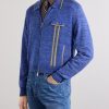 Mouliné Zip-Up Cardigan - FR