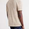 VLogo Striped Cotton-Piqué Polo Shirt - BK VLogo Striped Cotton-Piqué Polo Shirt - BK
