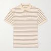 VLogo Striped Cotton-Piqué Polo Shirt VLogo Striped Cotton-Piqué Polo Shirt