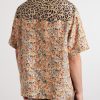 Camp-Collar Printed Silk-Satin Shirt - BK Camp-Collar Printed Silk-Satin Shirt - BK