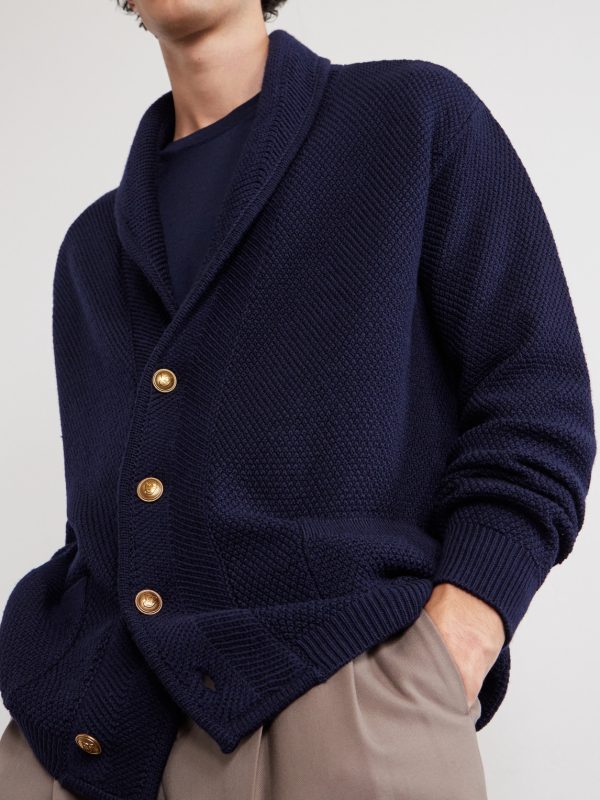Knit Wool Cardigan - CU