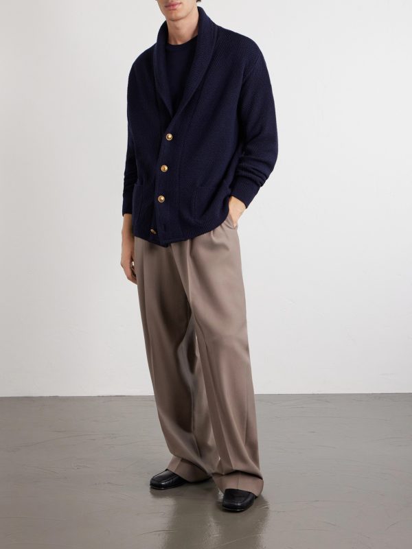Knit Wool Cardigan - OU