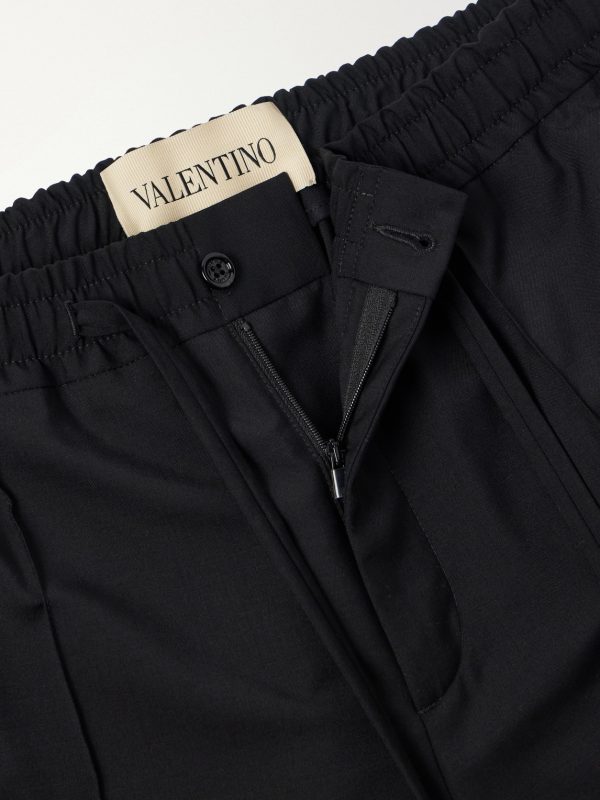 Straight-Leg Wool and Cashmere-Blend Trousers - E1 Straight-Leg Wool and Cashmere-Blend Trousers - E1