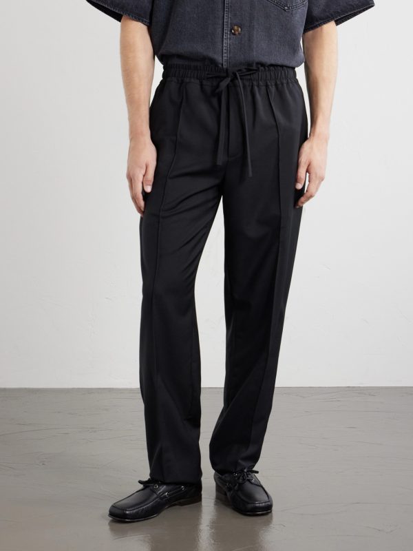 Straight-Leg Wool and Cashmere-Blend Trousers - FR Straight-Leg Wool and Cashmere-Blend Trousers - FR