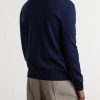 Logo-Embroidered Virgin Wool Sweater - BK Logo-Embroidered Virgin Wool Sweater - BK