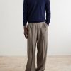 Logo-Embroidered Virgin Wool Sweater - OU Logo-Embroidered Virgin Wool Sweater - OU