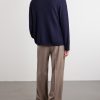 Straight-Leg Wool Suit Trousers - BK Straight-Leg Wool Suit Trousers - BK