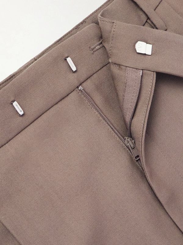 Straight-Leg Wool Suit Trousers - E1 Straight-Leg Wool Suit Trousers - E1