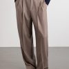 Straight-Leg Wool Suit Trousers - FR Straight-Leg Wool Suit Trousers - FR