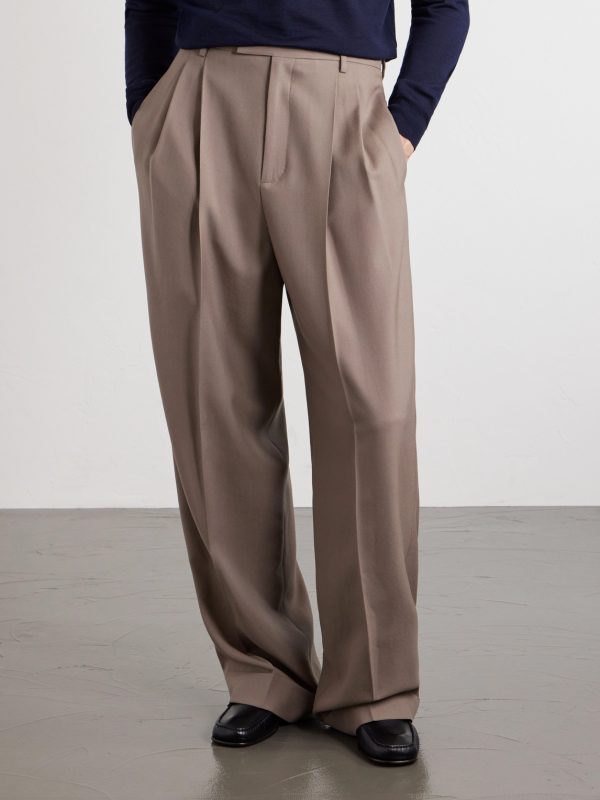 Straight-Leg Wool Suit Trousers - FR Straight-Leg Wool Suit Trousers - FR