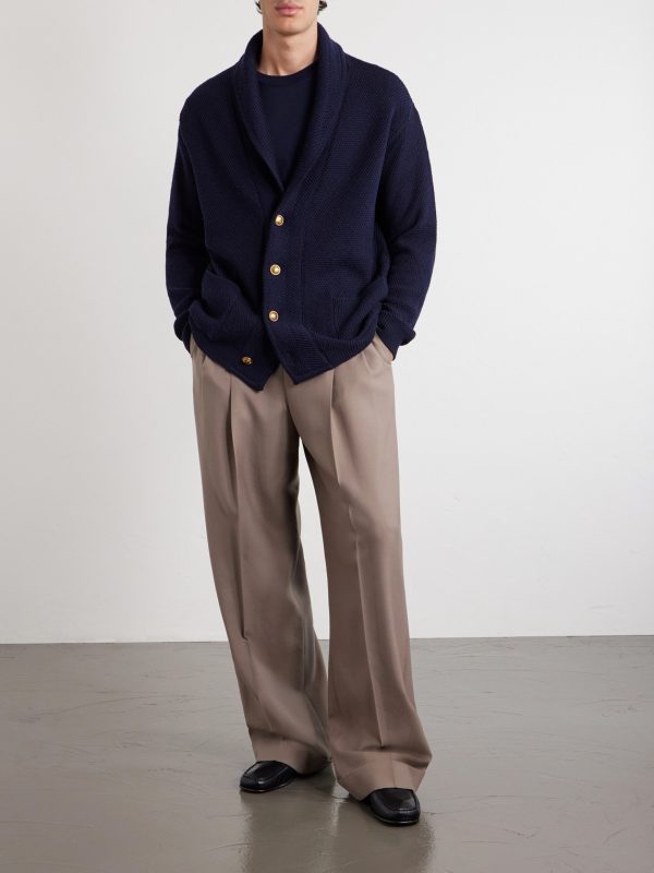 Straight-Leg Wool Suit Trousers - OU Straight-Leg Wool Suit Trousers - OU
