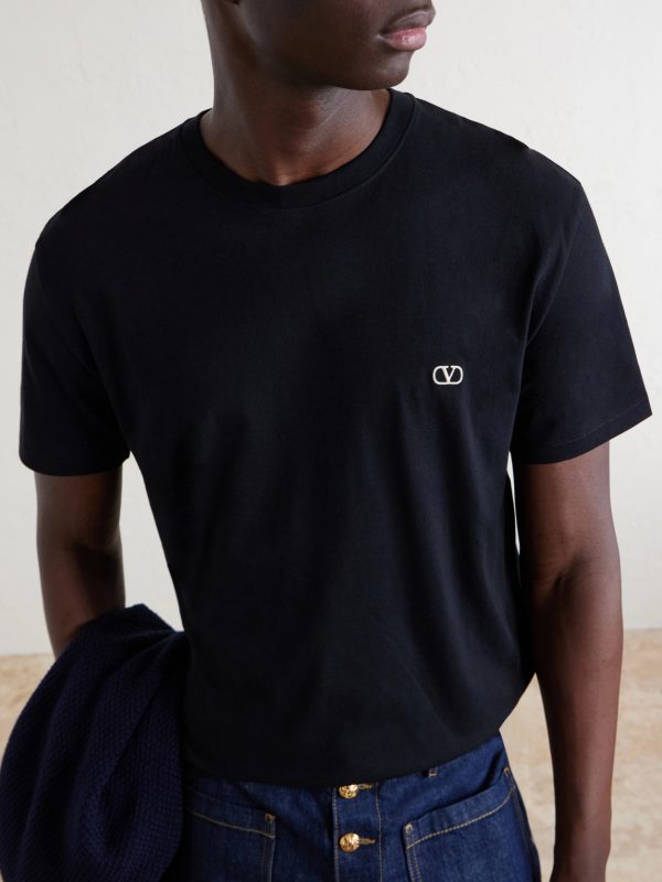 Logo-Embroidered Cotton-Jersey T-Shirt - CU Logo-Embroidered Cotton-Jersey T-Shirt - CU