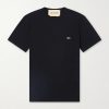 Logo-Embroidered Cotton-Jersey T-Shirt Logo-Embroidered Cotton-Jersey T-Shirt