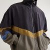 Silk Striped Zip-Up Jacket - CU Silk Striped Zip-Up Jacket - CU