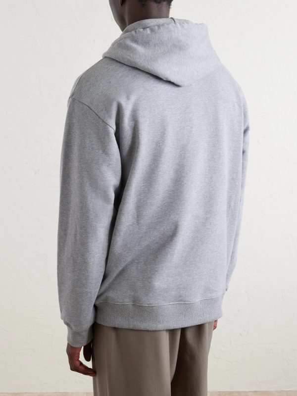 Vlogo Signature Cotton Hoodie - BK Vlogo Signature Cotton Hoodie - BK