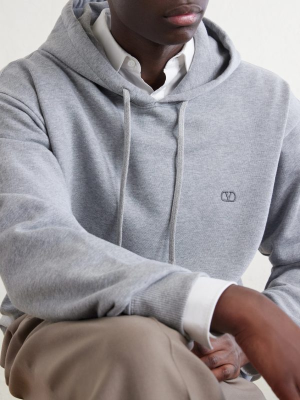 Vlogo Signature Cotton Hoodie - CU Vlogo Signature Cotton Hoodie - CU