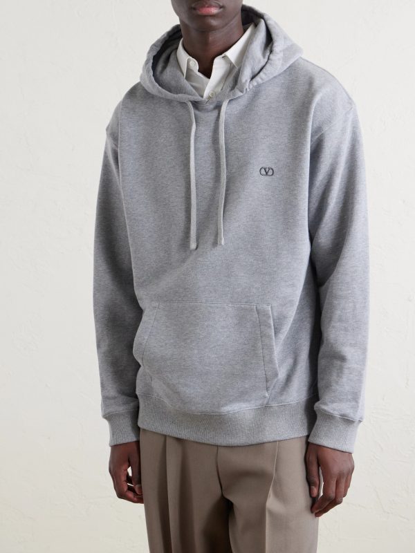 Vlogo Signature Cotton Hoodie - FR Vlogo Signature Cotton Hoodie - FR