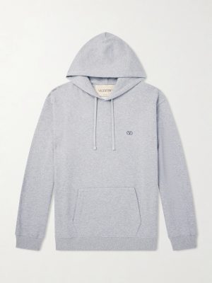 Vlogo Signature Cotton Hoodie