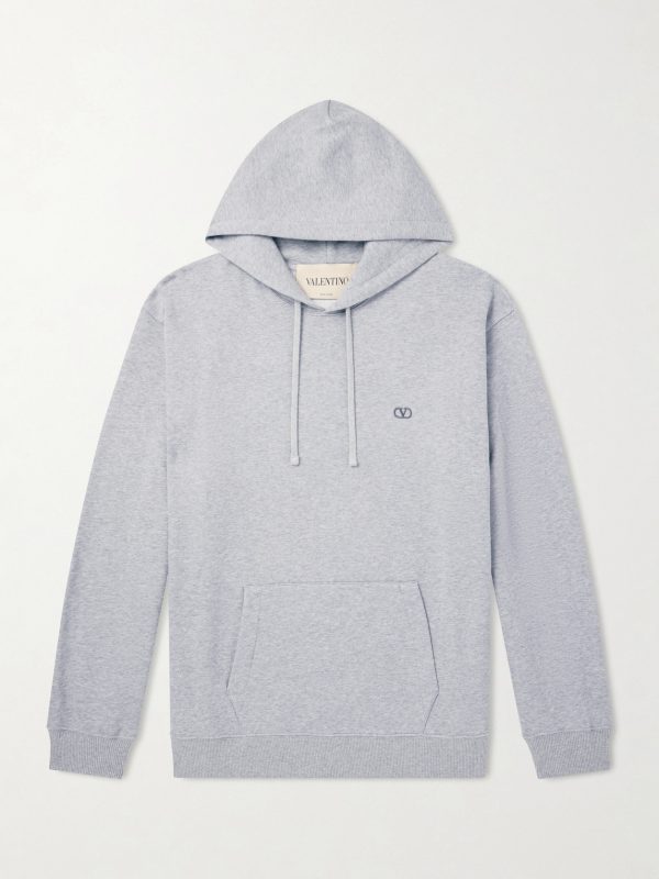 Vlogo Signature Cotton Hoodie Vlogo Signature Cotton Hoodie