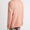 Single-Breasted Wool-Nattè Blazer - BK