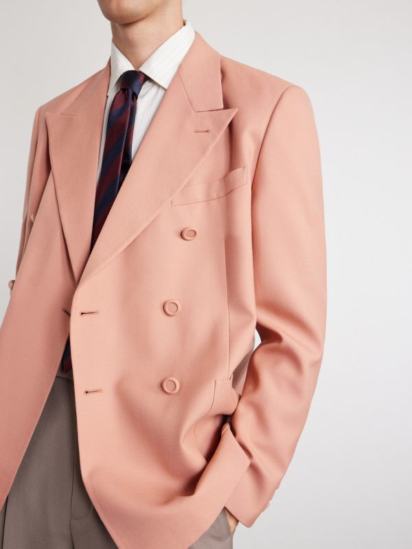 Single-Breasted Wool-Nattè Blazer - CU