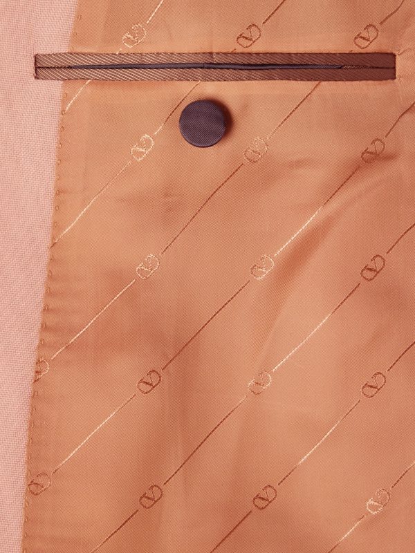 Single-Breasted Wool-Nattè Blazer - E2