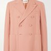 Single-Breasted Wool-Nattè Blazer
