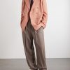 Single-Breasted Wool-Nattè Blazer - OU