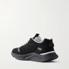 Demivee Suede-Trimmed Mesh Sneakers - BK Demivee Suede-Trimmed Mesh Sneakers - BK