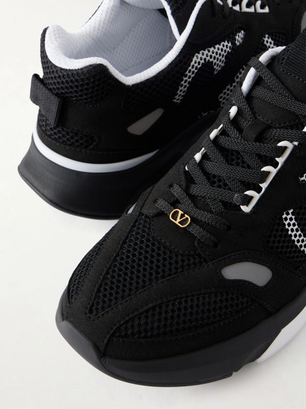 Demivee Suede-Trimmed Mesh Sneakers - CU Demivee Suede-Trimmed Mesh Sneakers - CU