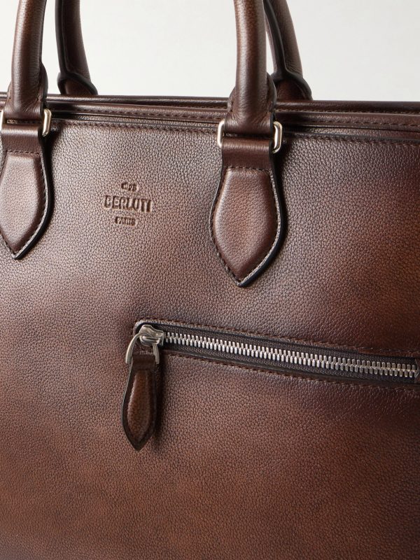 Un Jour Leather Briefcase - CU