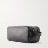 Formula 1003 Scritto Venezia Leather Wash Bag - BK