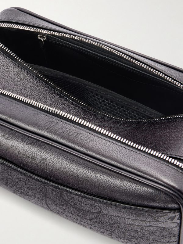 Formula 1003 Scritto Venezia Leather Wash Bag - E1