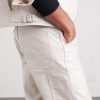 Straight-Leg Cotton-Satin Trousers - CU Straight-Leg Cotton-Satin Trousers - CU