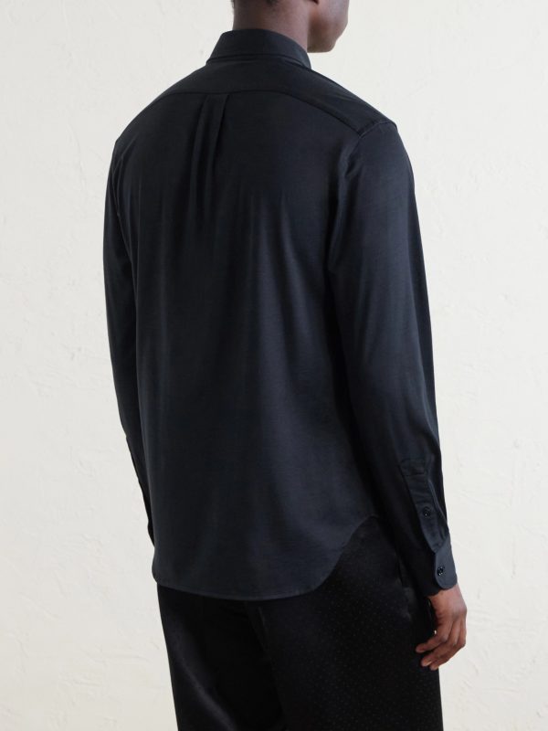 Silk and Cotton-Blend Shirt - BK