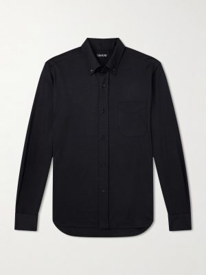 Silk and Cotton-Blend Shirt Silk and Cotton-Blend Shirt