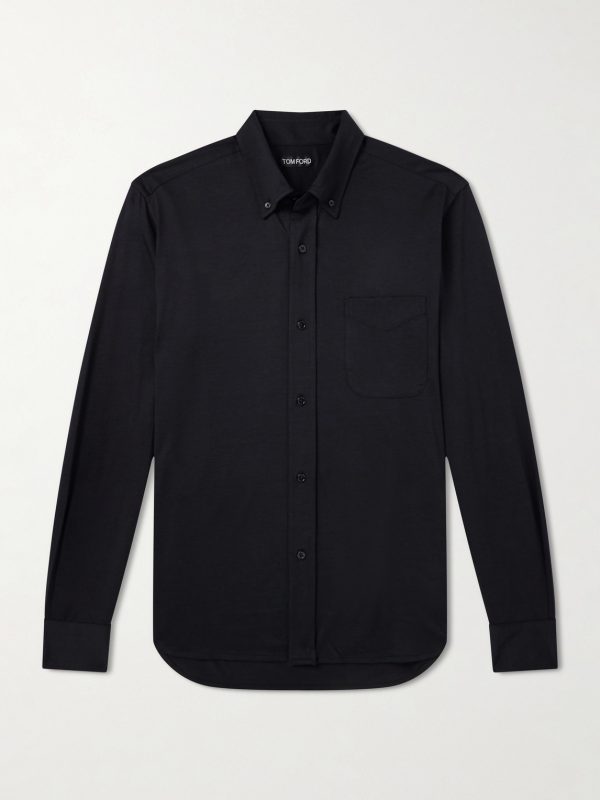 Silk and Cotton-Blend Shirt