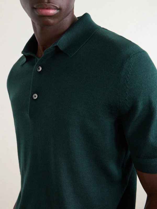 Cashmere and Silk-Blend Polo Shirt - CU Cashmere and Silk-Blend Polo Shirt - CU