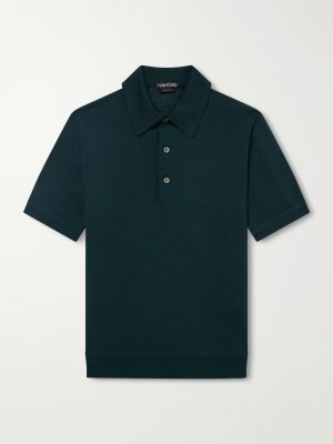 Cashmere and Silk-Blend Polo Shirt Cashmere and Silk-Blend Polo Shirt