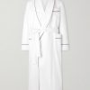 Piped Silk Robe - OU Piped Silk Robe - OU