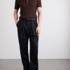 Ribbed Cotton and Silk-Blend Polo Shirt - OU