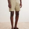 Straight-Leg Cotton-Blend Twill Shorts - FR