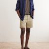 Straight-Leg Cotton-Blend Twill Shorts - OU