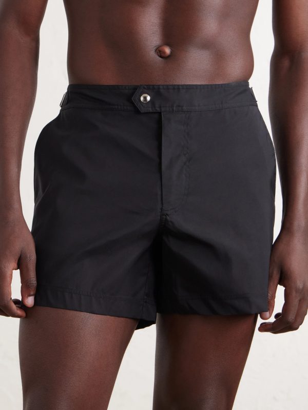 Straight-Leg Mid-Length Swim Shorts - FR Straight-Leg Mid-Length Swim Shorts - FR