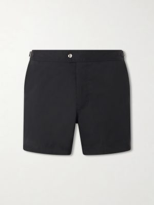 Straight-Leg Mid-Length Swim Shorts