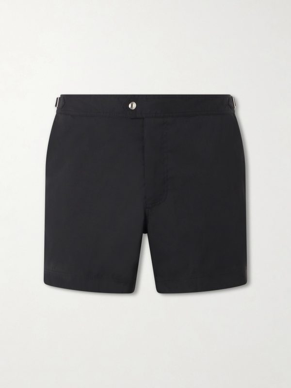 Straight-Leg Mid-Length Swim Shorts Straight-Leg Mid-Length Swim Shorts