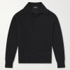 Cashmere and Silk-Blend Polo Sweater Cashmere and Silk-Blend Polo Sweater