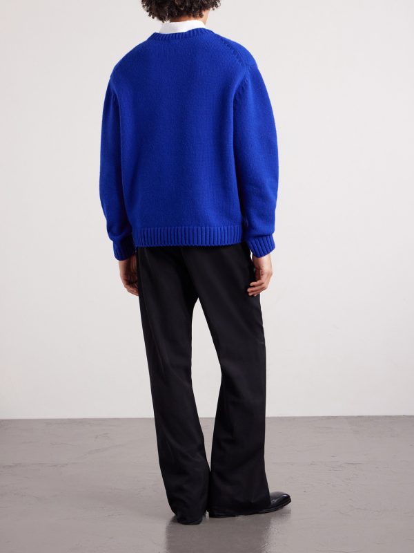 Wool and Cashmere-Blend Sweater - BK