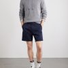 Straight-Leg Cotton-Blend Twill Shorts - OU Straight-Leg Cotton-Blend Twill Shorts - OU