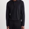 Cashmere and Silk Blend Polo Shirt - FR